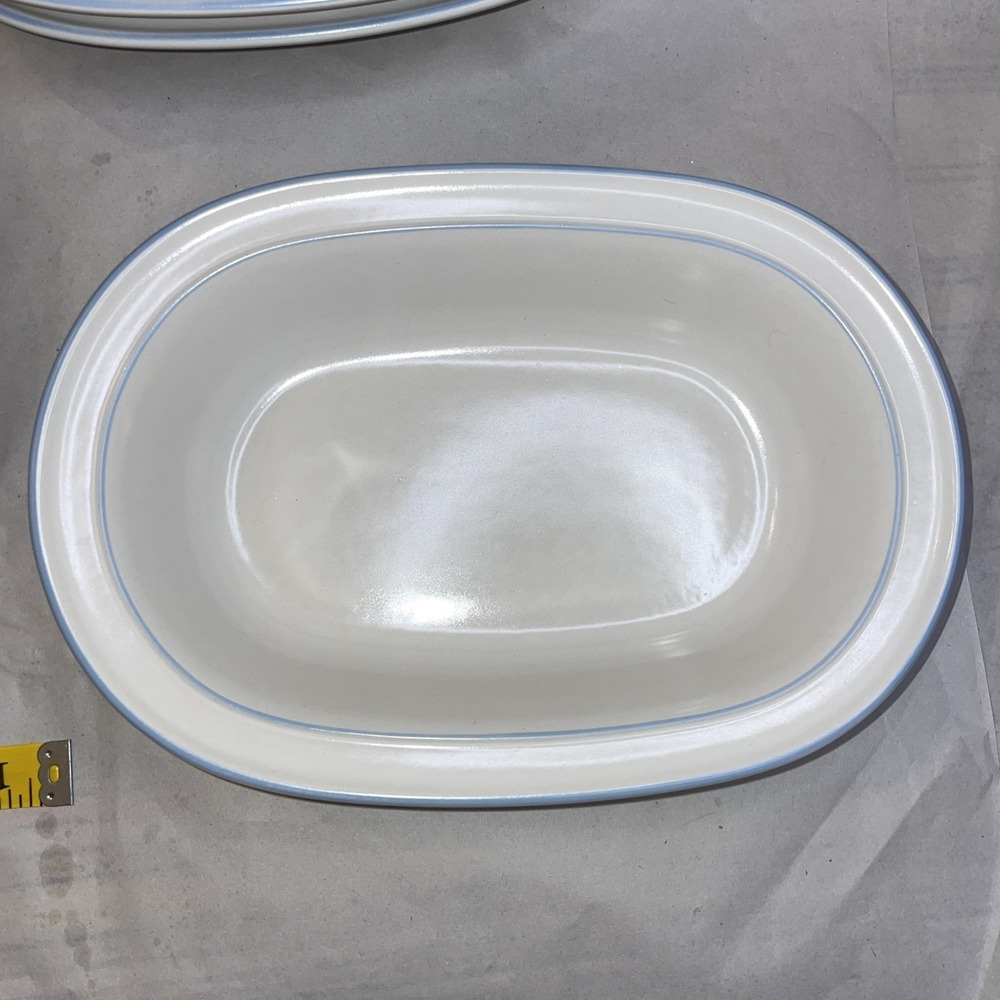 Hearthside CHANTILLY FLUER DE LUNE Stoneware OVAL VEGETABLE SERVING DISH 10 1/4"